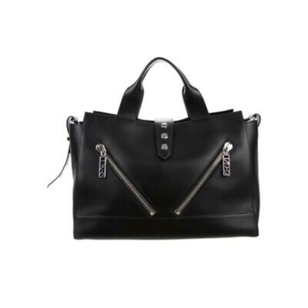 Black Gommato leather Kenzo Kalifornia bag